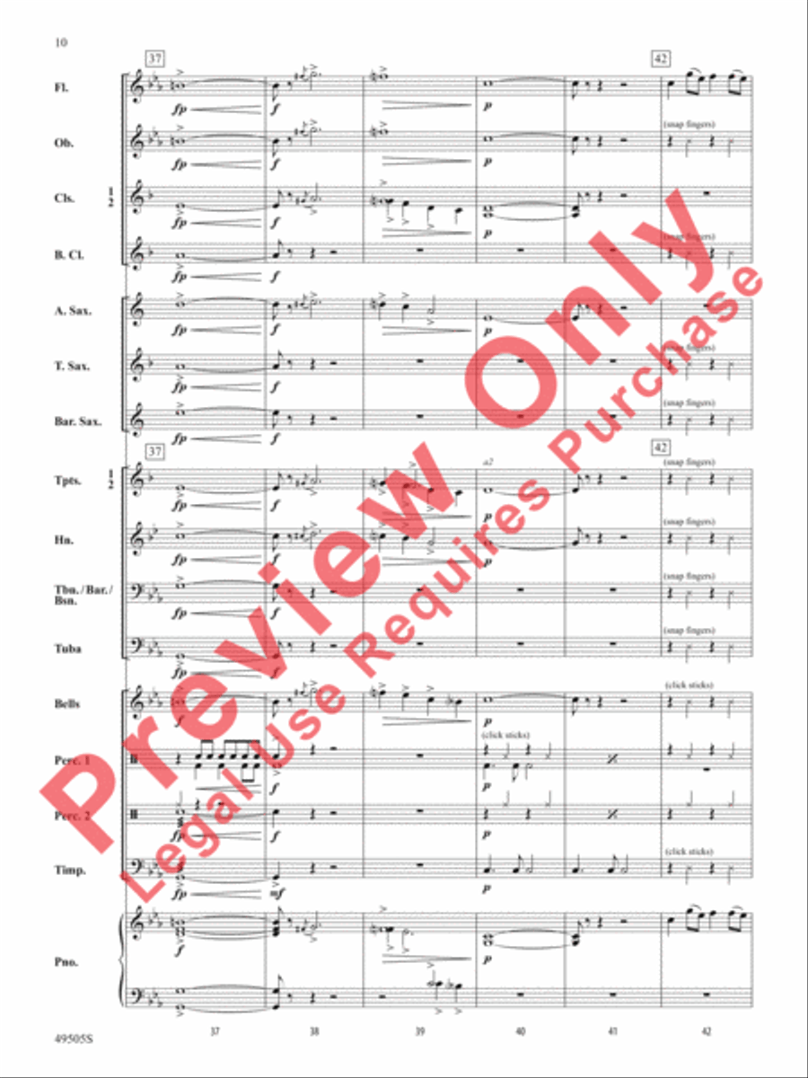 Awesome Sauce Concert Band scores gallery preview page 11
