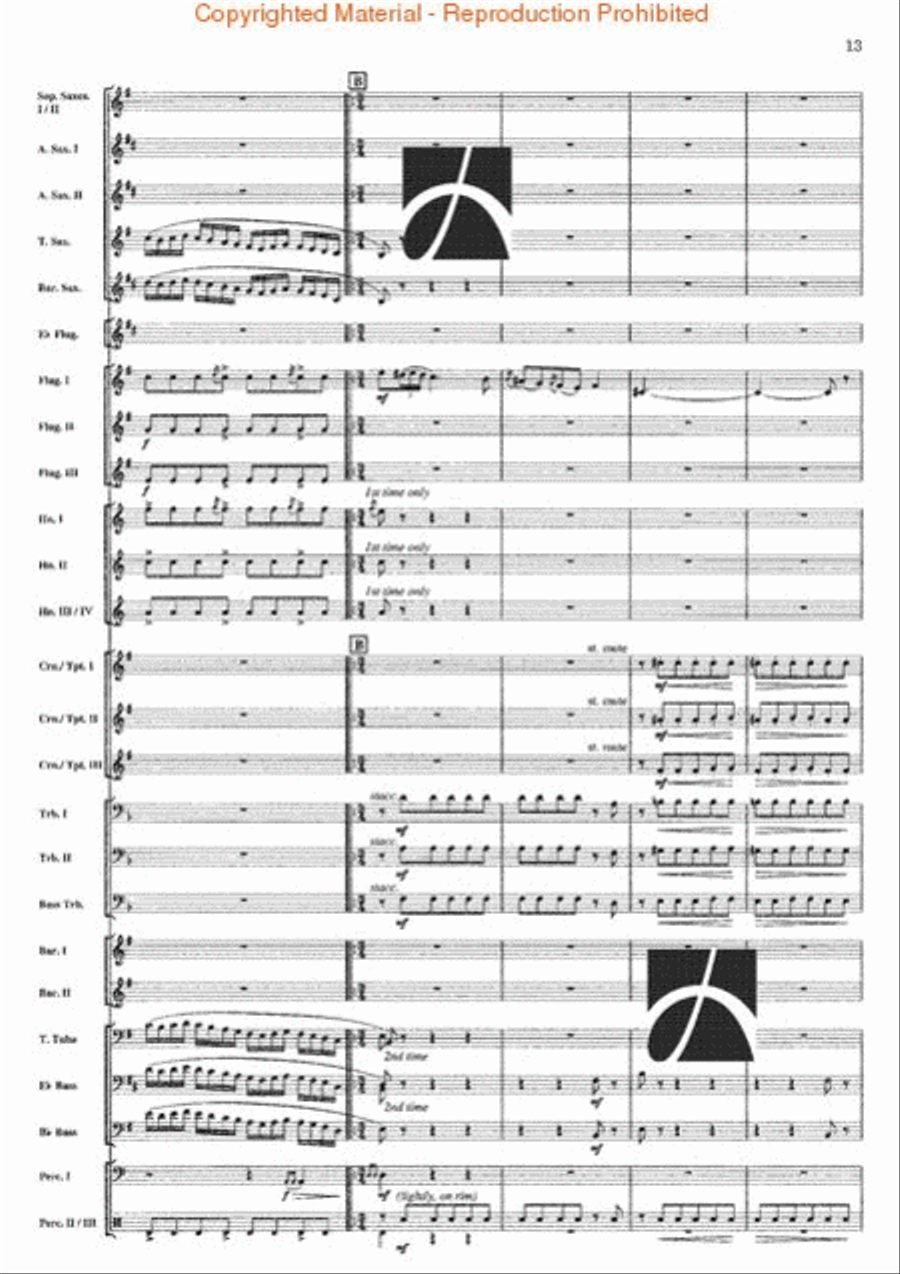 Firestorm Brass Band scores gallery preview page 13
