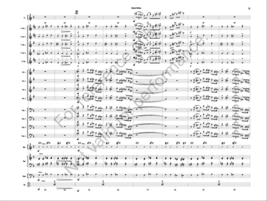 March Bopish Jazz Ensemble scores gallery preview page 13