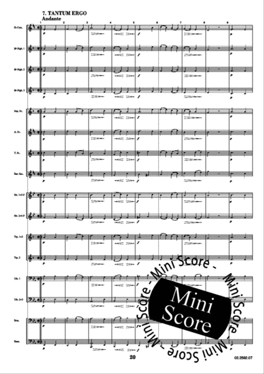 Motets for Band Fanfare Band scores gallery preview page 24