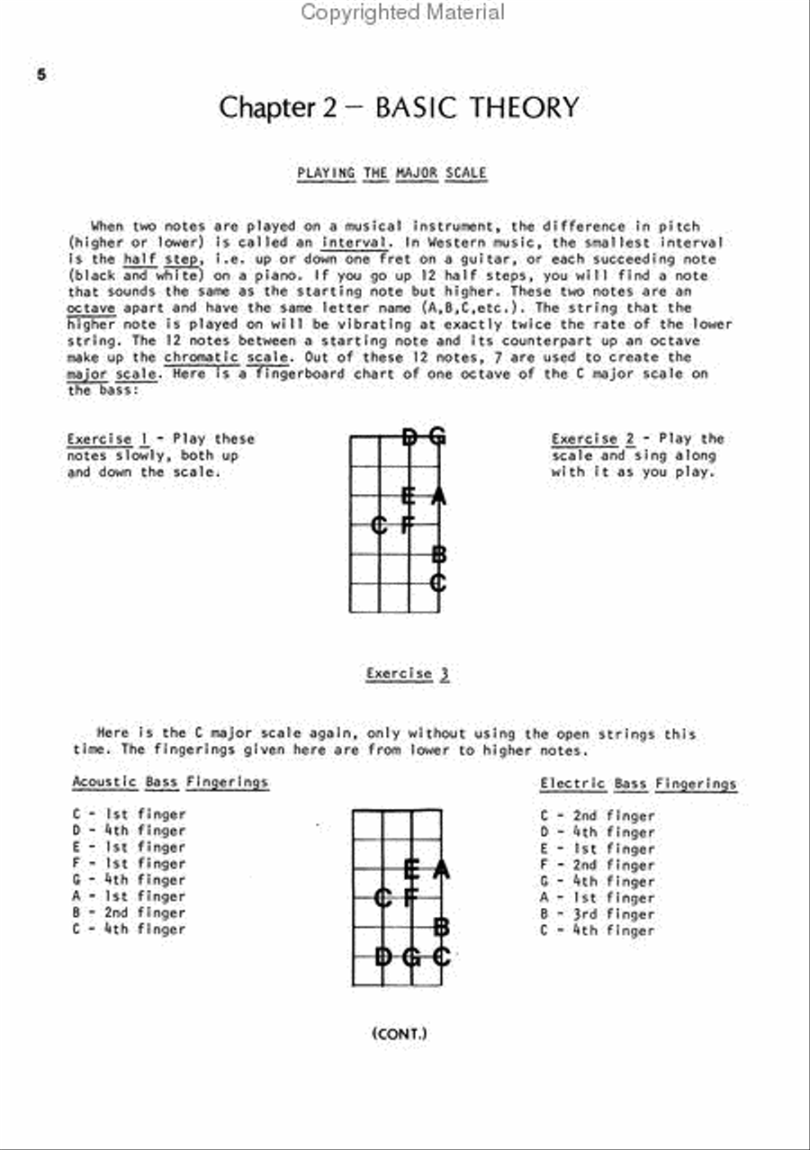Improvisor's Bass Method Bass Guitar scores gallery preview page 2