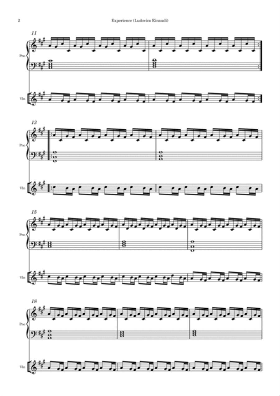 Experience - Ludovico Einaudi