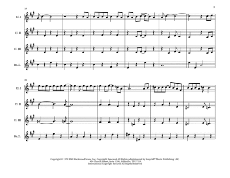 Put Your Hand In The Hand Small Ensemble scores gallery preview page 3