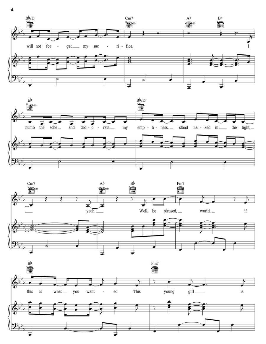 Real Real Acoustic Guitar scores gallery preview page 4