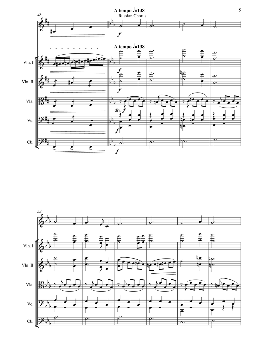 Once Upon A December Chamber Orchestra scores gallery preview page 5