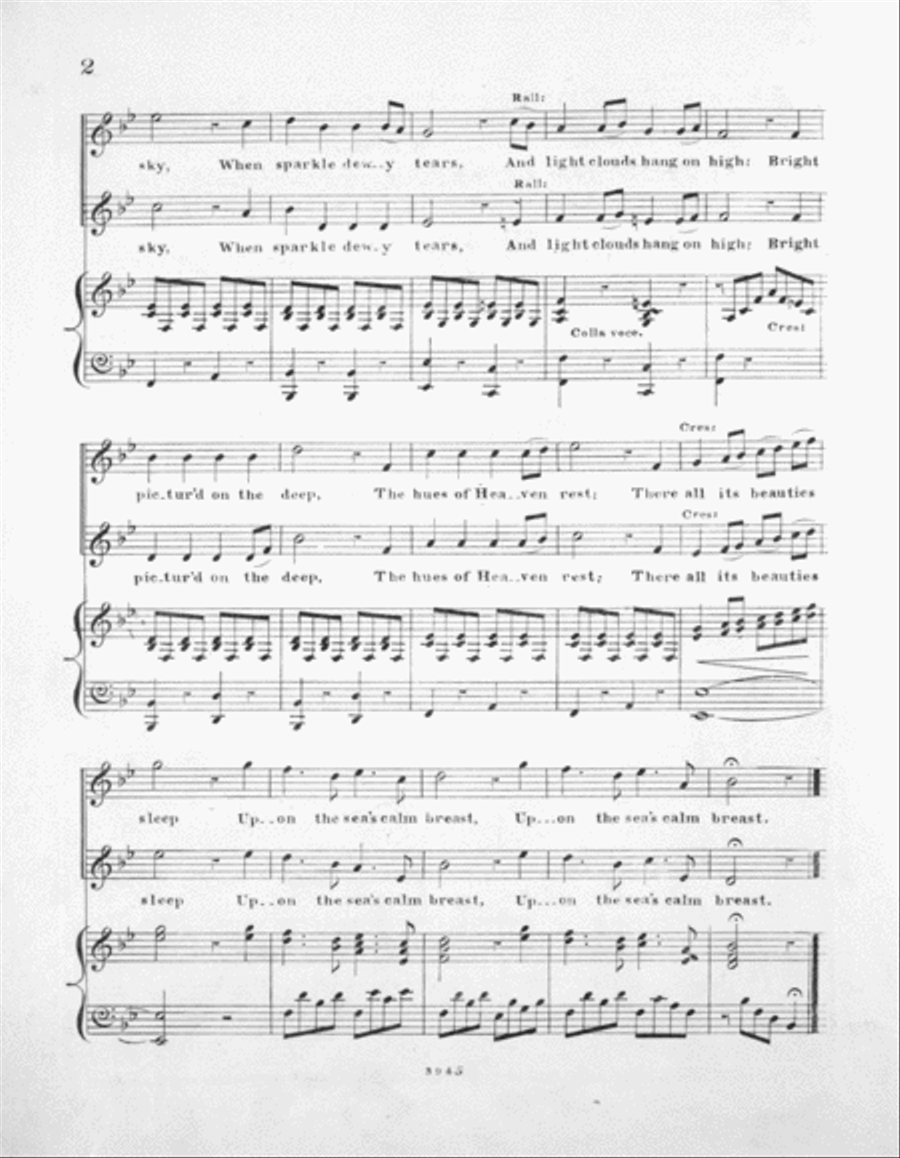 How Beautiful Appears Voice scores gallery preview page 2