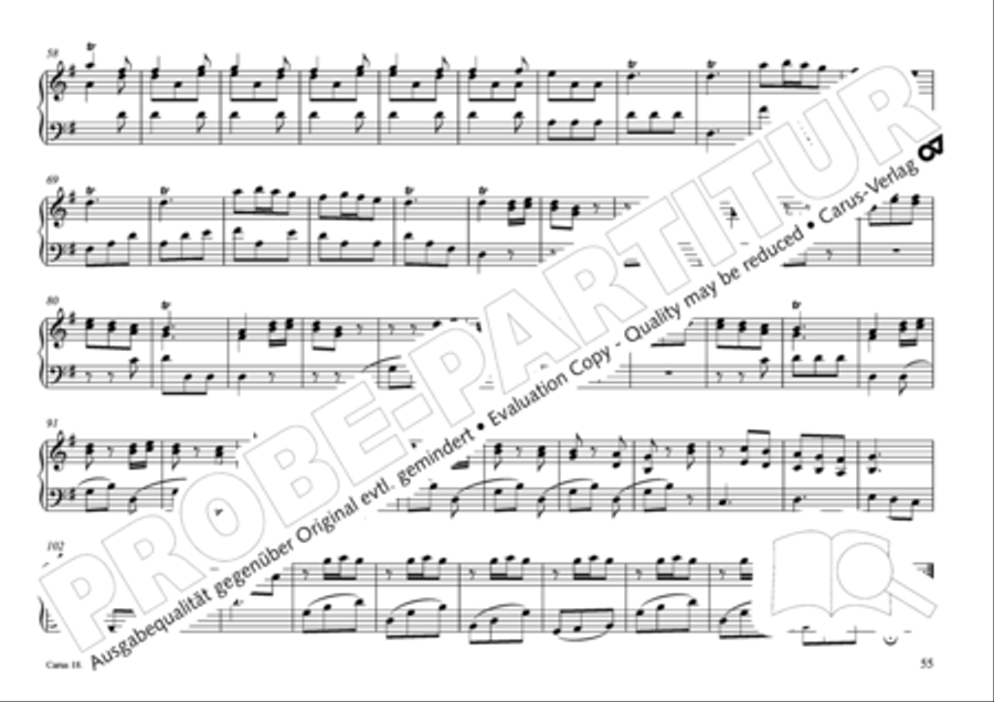 Pastoral music for organ, vol. 2: Germany, Bohemia, Austria, South Tyrol Organ Solo scores gallery preview page 56