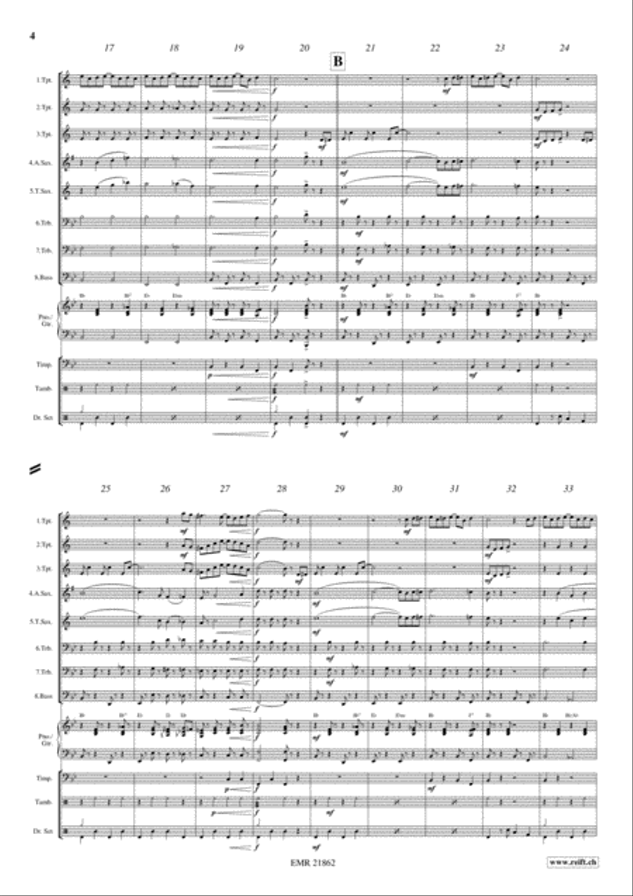 The Entertainer Saxophone scores gallery preview page 4