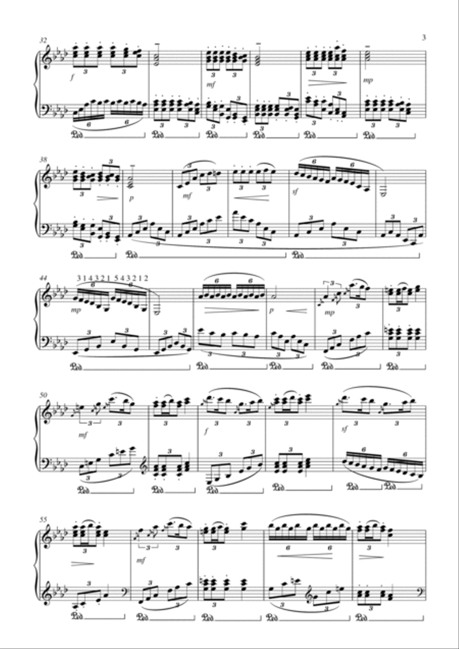 Serenada Piano Solo scores gallery preview page 3