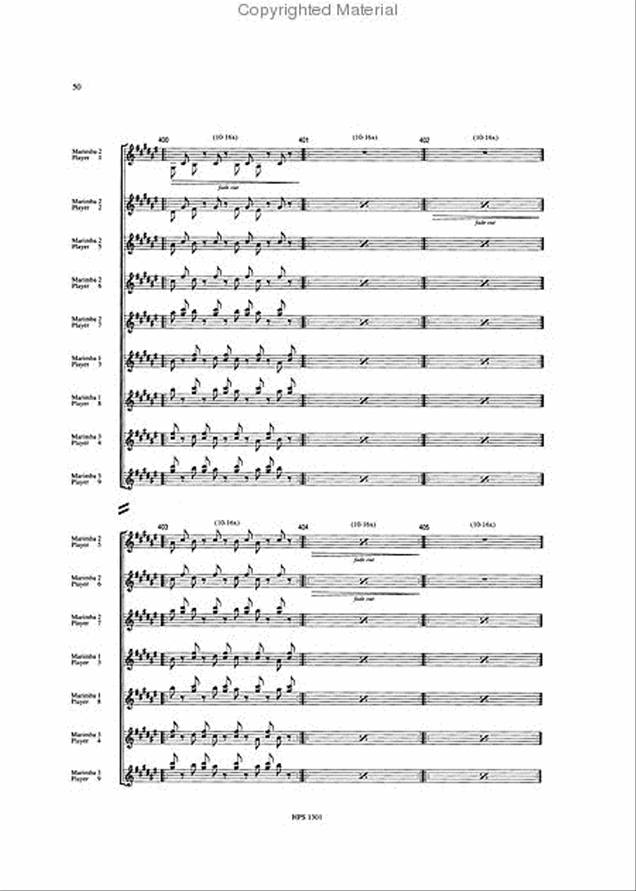 Drumming Percussion Ensemble scores gallery preview page 4