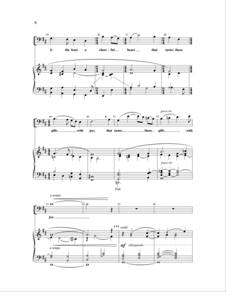 Lost In Wonder, Love And Praise 4-Part scores gallery preview page 5
