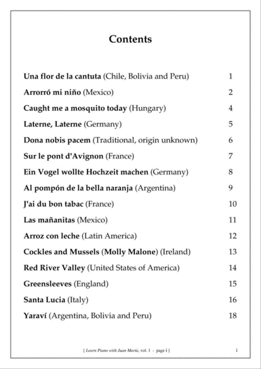 Learn Piano with Juan Maria (vol. 1) Piano Method scores gallery preview page 2