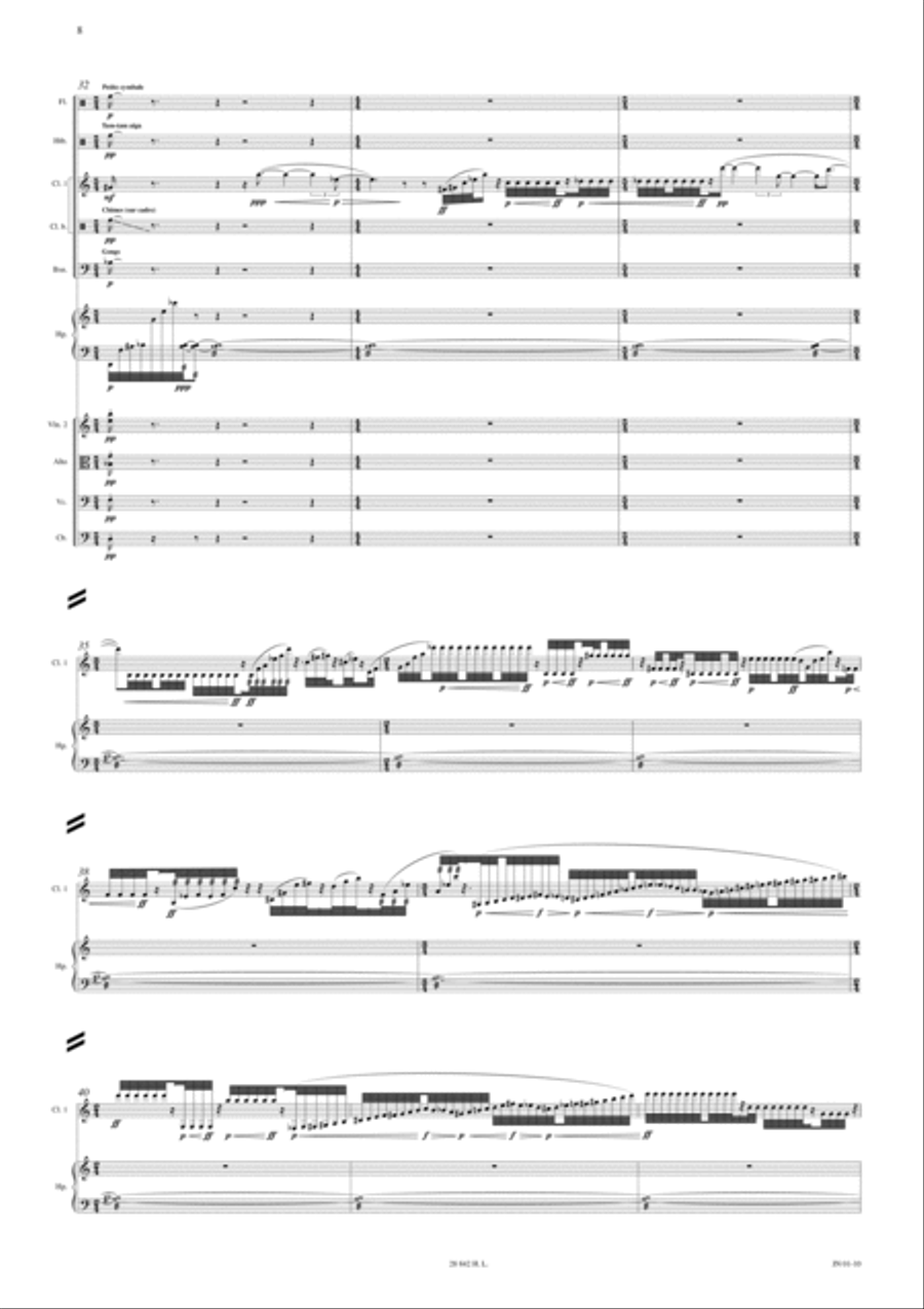 Concerto de chambre No. 1 Score scores gallery preview page 7