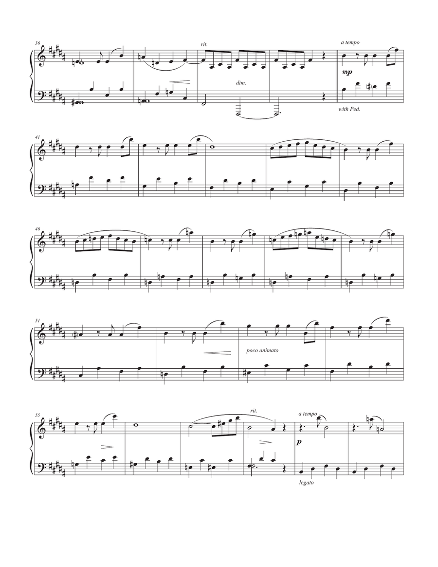 Mourning dove bars Mourning dove bars Piano Solo scores gallery preview page 6