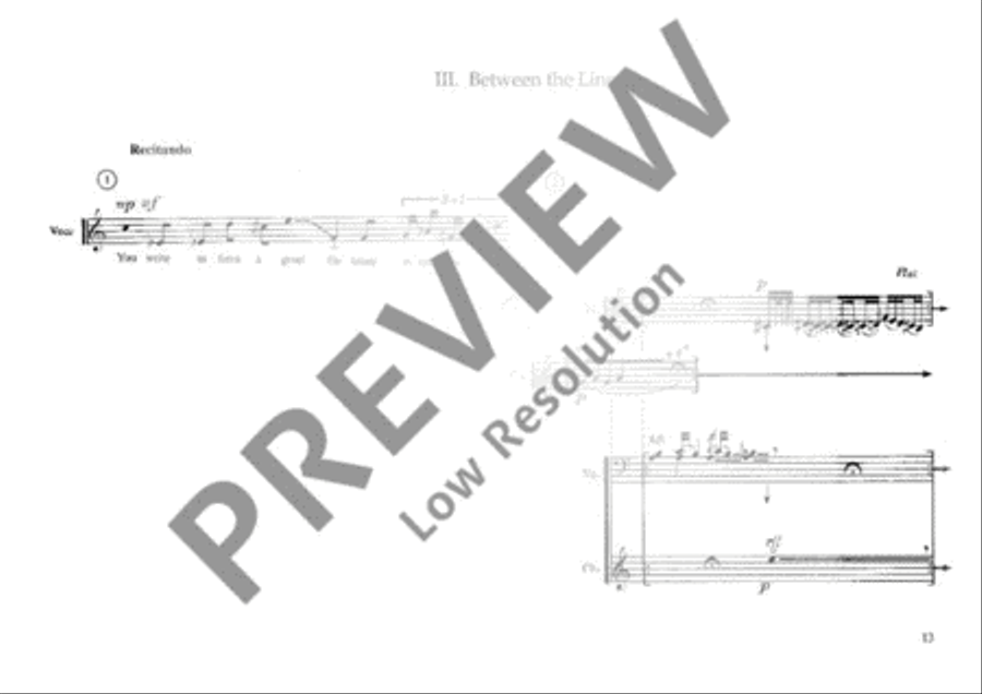Three Poems for Ann Day Flute scores gallery preview page 14