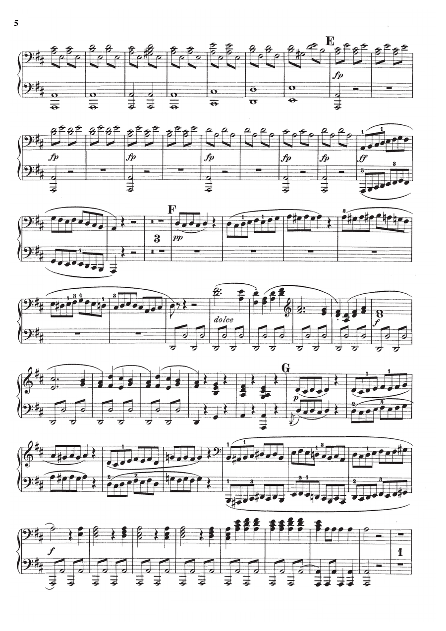 Mozart Le Nozze di Figaro Overture, for piano duet(1 piano, 4 hands), PM801 1 Piano, 4-Hands scores gallery preview page 5