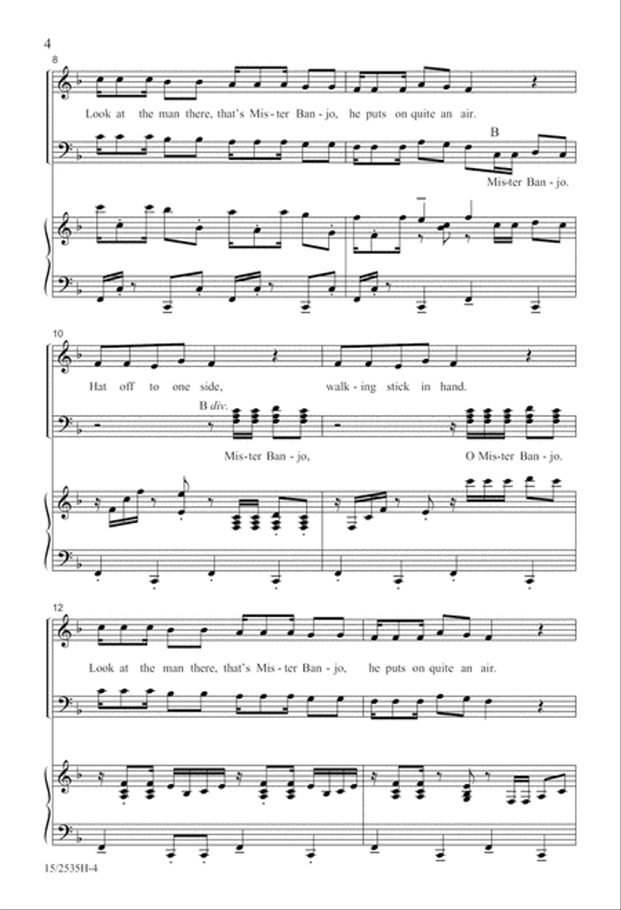 Folk Song Jubilee Folk Song Jubilee 4-Part scores gallery preview page 4