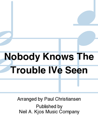 Book cover for Nobody Knows The Trouble IVe Seen
