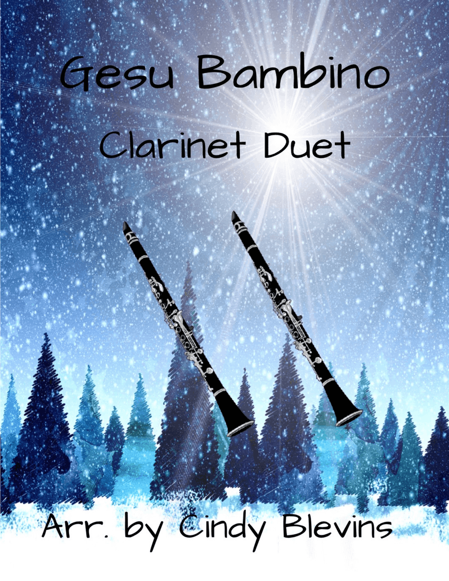 Gesu Bambino, for Clarinet Duet Clarinet Duet scores gallery preview page 1