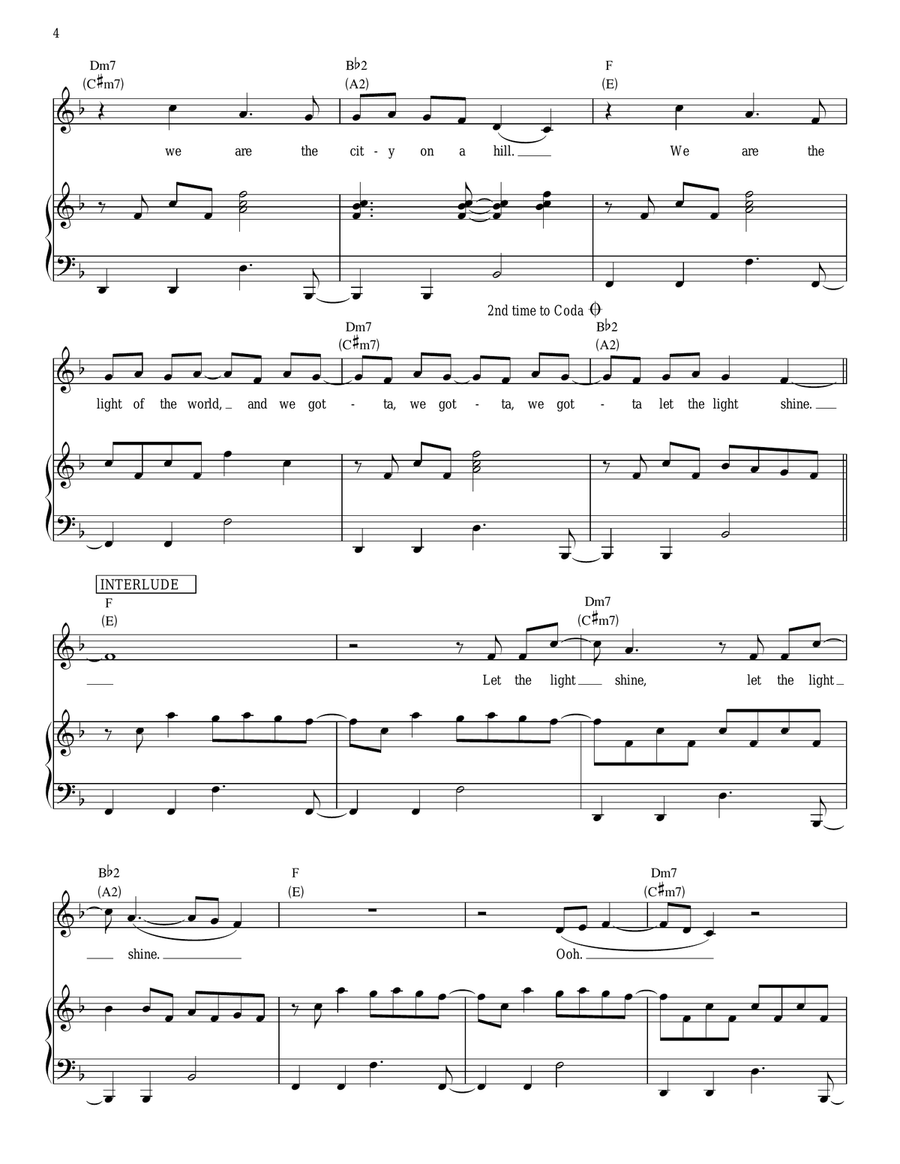 We Are Piano, Vocal, Guitar scores gallery preview page 4