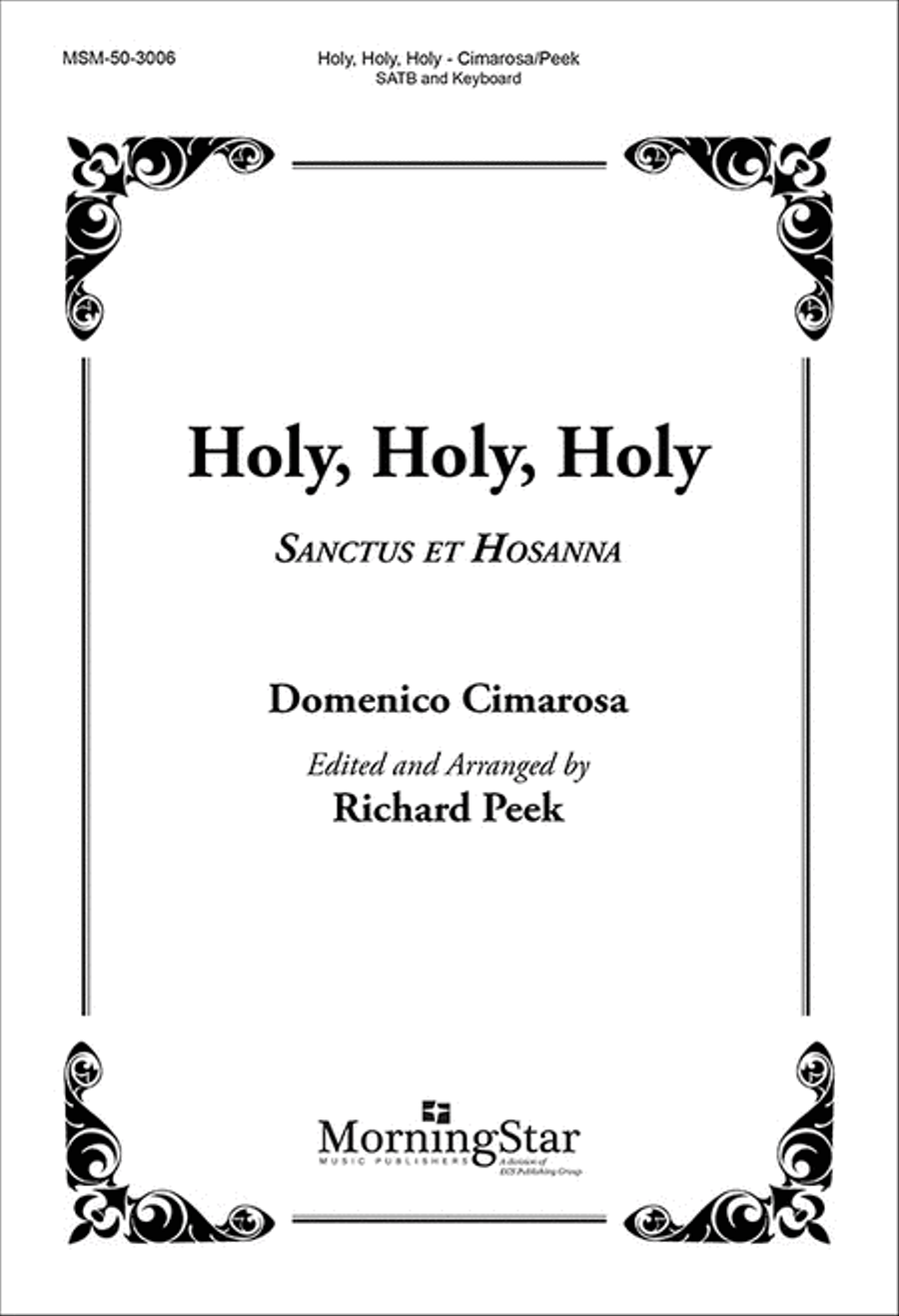 Holy, Holy, Holy Holy, Holy, Holy 4-Part scores gallery preview page 1