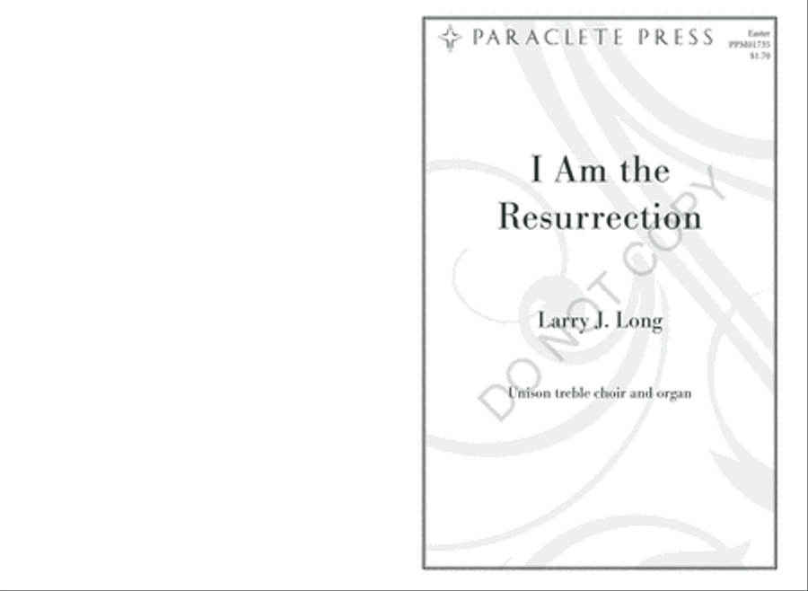 I Am the Resurrection Unison Choir scores gallery preview page 2
