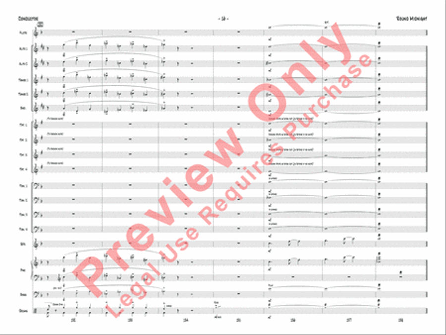 'Round Midnight Jazz Ensemble scores gallery preview page 19