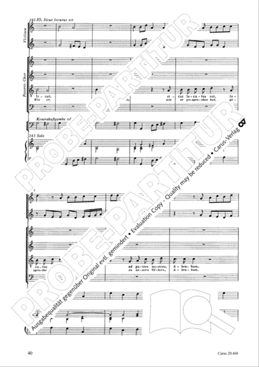 Uppsala-Magnificat 4-Part scores gallery preview page 41
