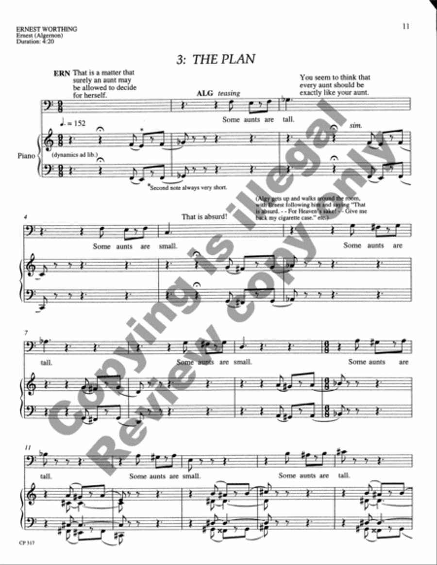 Ernest Worthing Ernest Worthing Voice scores gallery preview page 15