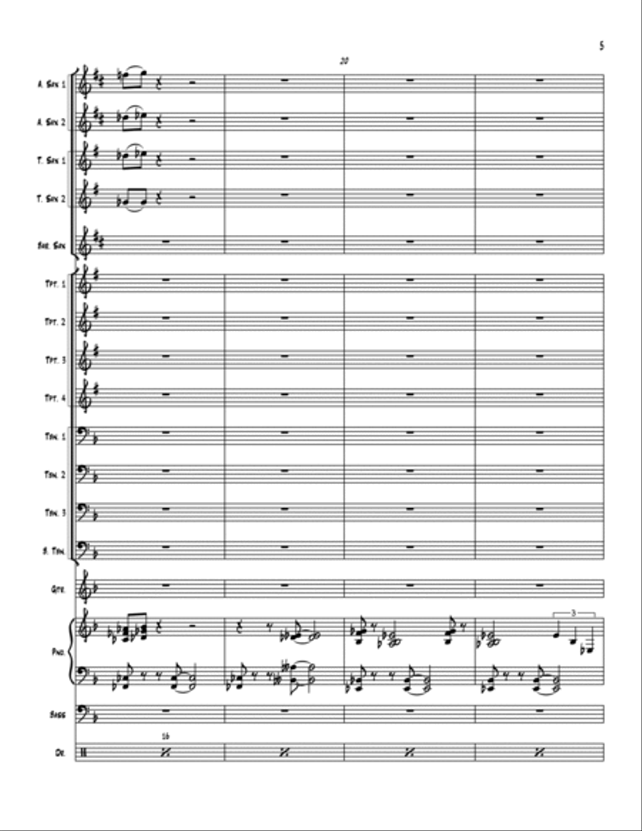 Babylon Sisters Babylon Sisters Jazz Ensemble scores gallery preview page 5