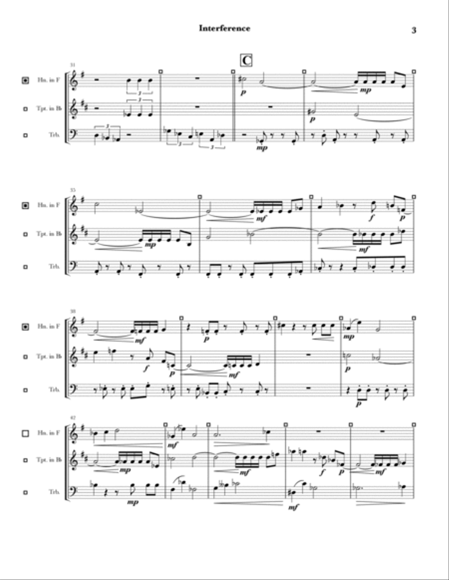 Interference Interference Chamber Music scores gallery preview page 3