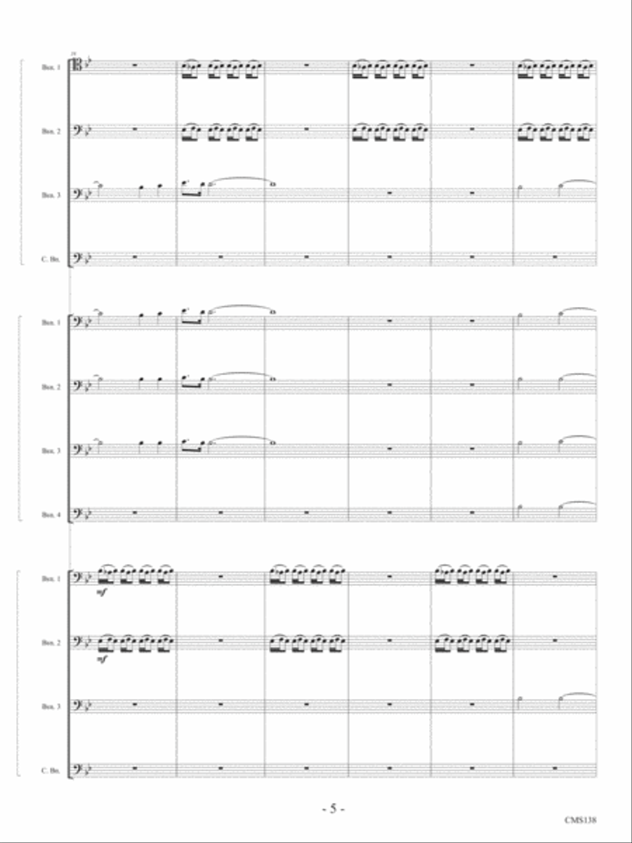 Echo of the Spheres Bassoon scores gallery preview page 4