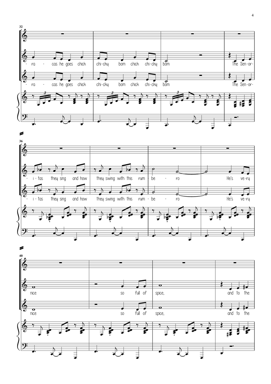Cuban Pete Two Part SA scores gallery preview page 4