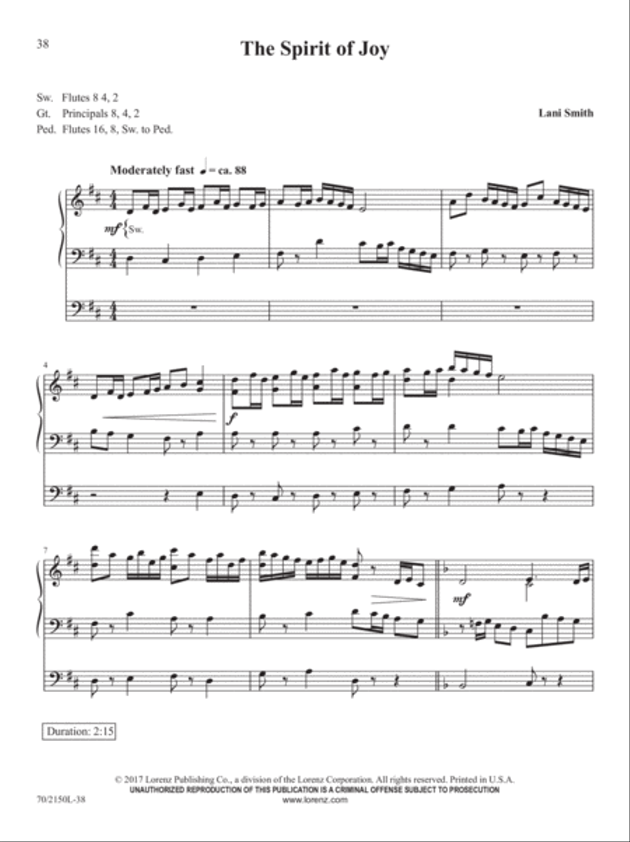 The Sacred Organ Library, Vol. 4 Organ Solo scores gallery preview page 12