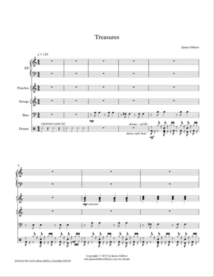 Treasures Small Ensemble scores gallery preview page 1