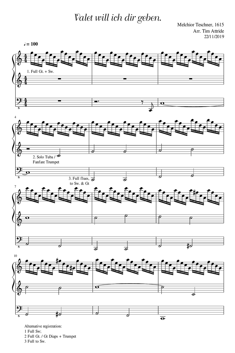 Toccata on 