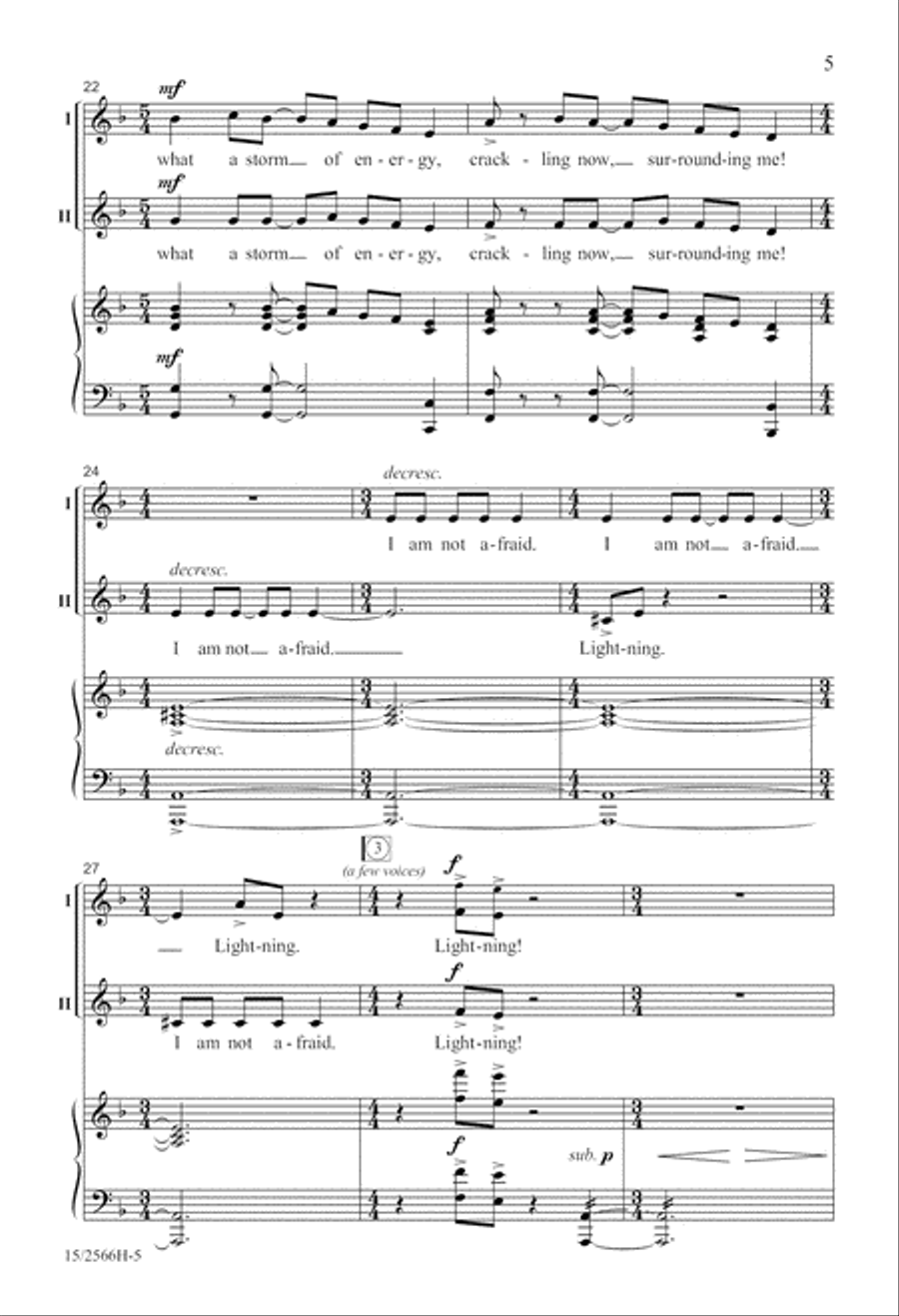 Lightning! 2-Part scores gallery preview page 6