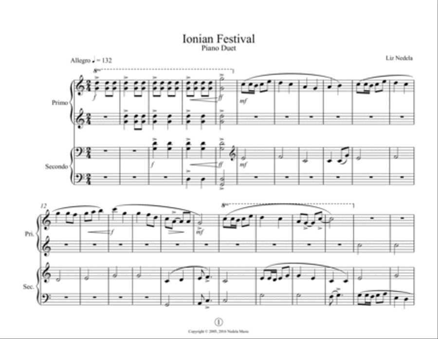 Duets on the Mode Collection Set of Parts scores gallery preview page 6