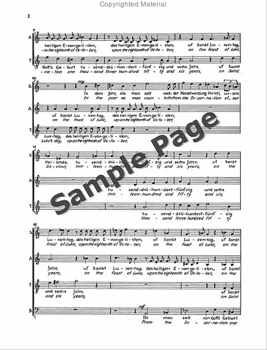 Der Tod Zu Basel Vocal Score 4-Part scores gallery preview page 5