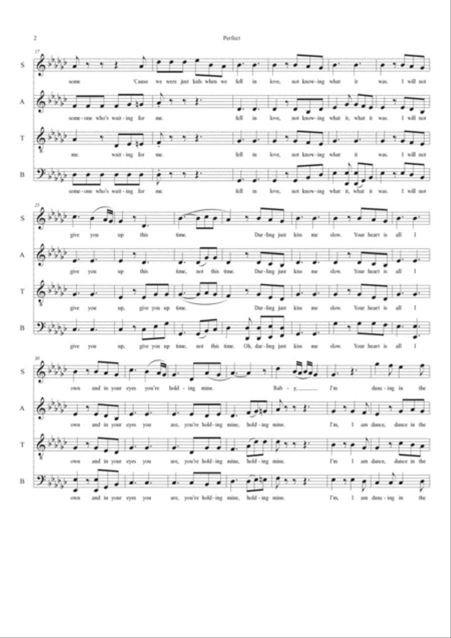 Perfect 4-Part scores gallery preview page 2