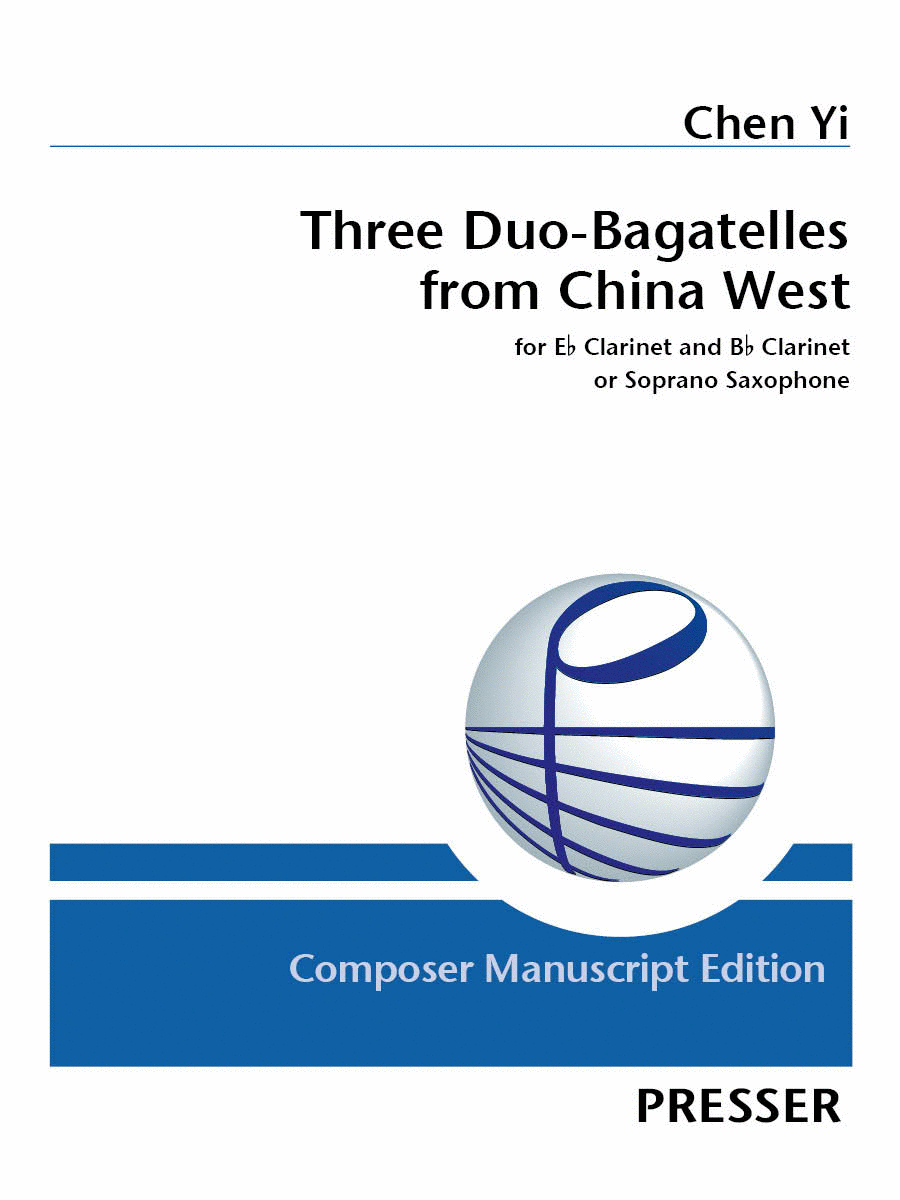 Book cover for Three Duo-Bagatelles from China West