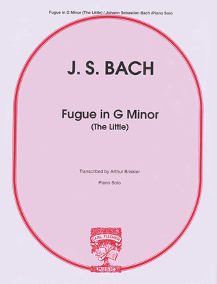 Book cover for Fugue in G Minor (The Little)