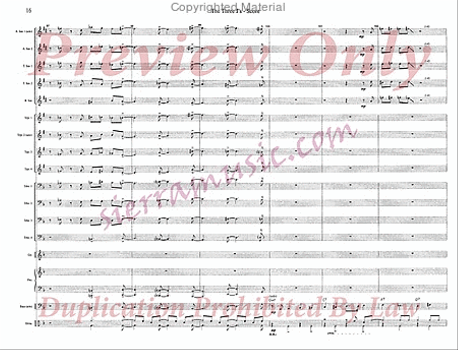The Three J's Jazz Ensemble scores gallery preview page 17