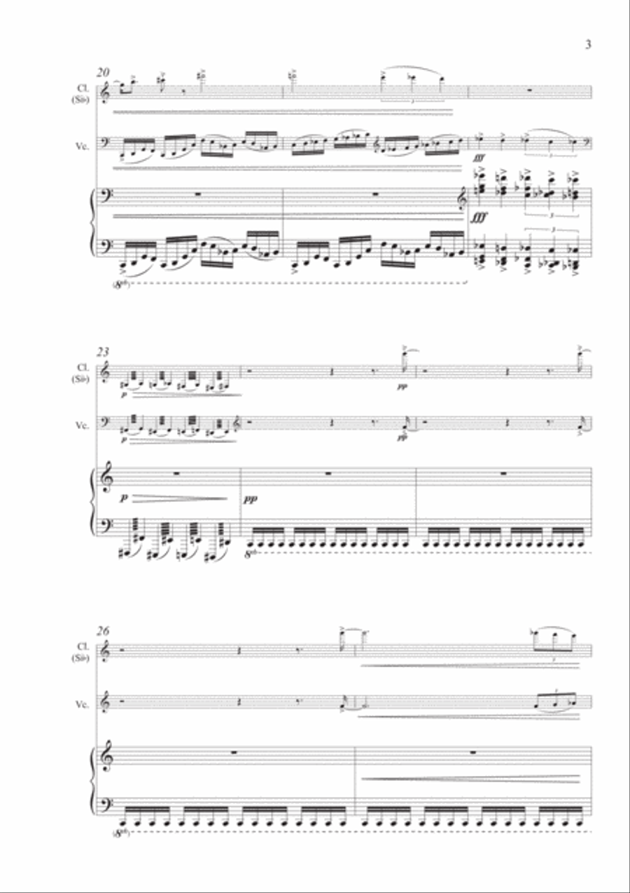 Alberto Cara: Blitzkrieg (ES-20-053) Clarinet scores gallery preview page 4