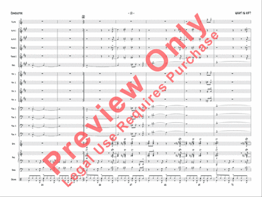 What Is Hip What Is Hip Jazz Ensemble scores gallery preview page 11