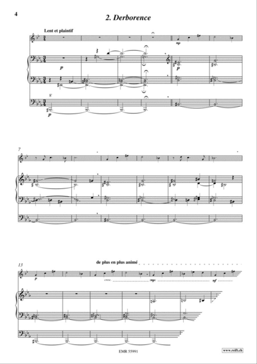 Paradis des Montagnes Organ scores gallery preview page 6