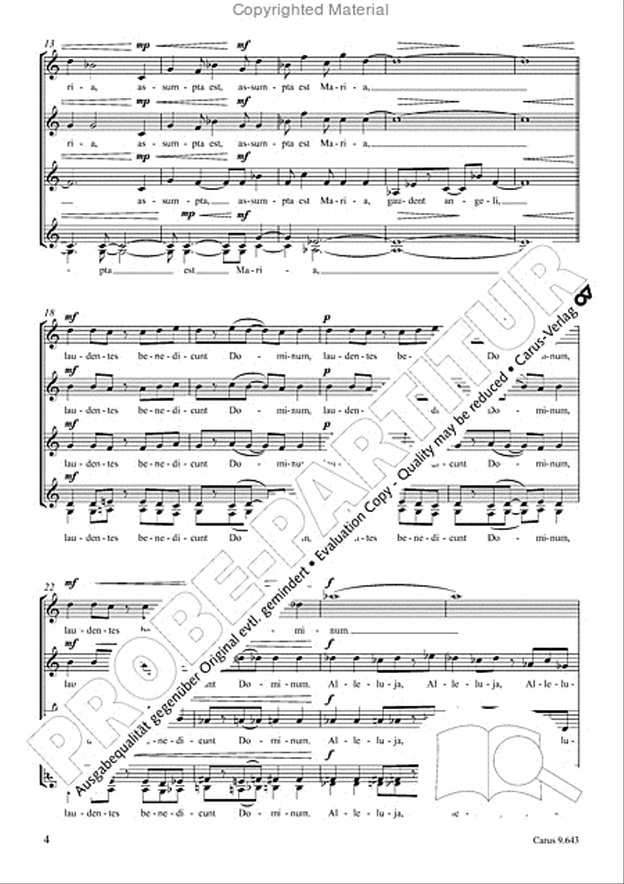 Assumpta est Maria Assumpta est Maria SSAA scores gallery preview page 4