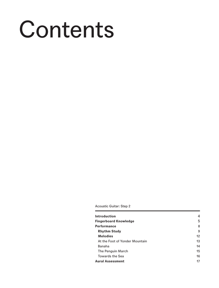 LCME Acoustic Guitar Handbook Step 2 2020 Acoustic Guitar scores gallery preview page 3