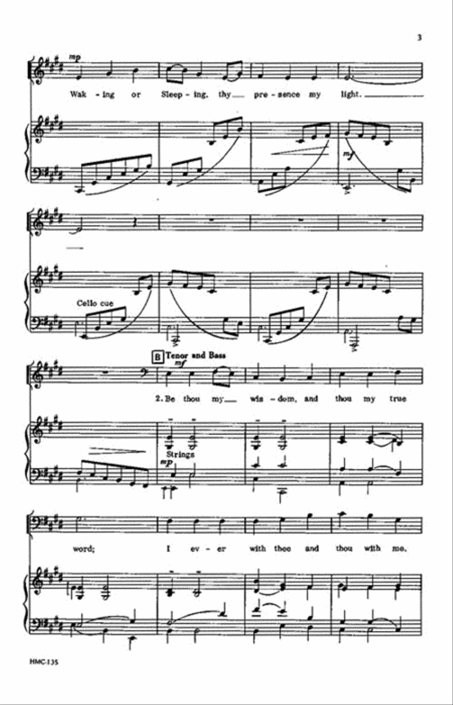 Be Thou My Vision Be Thou My Vision 4-Part scores gallery preview page 3
