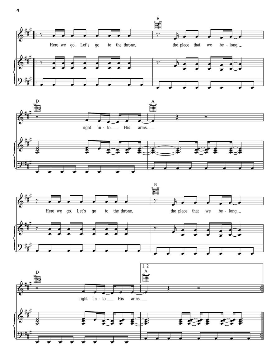 Open Up The Sky Acoustic Guitar scores gallery preview page 4